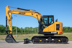 Nouvelle pelle hydraulique sur chenilles de 15 tonnes Sy155u Sy155h, petite pelle pour travaux de terrassement et de construction avec marteau briseur - Product Image 2