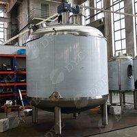 Cuve de brassage et de fermentation en acier inoxydable de 200L à 2000L avec double enveloppe de refroidissement, facile à utiliser