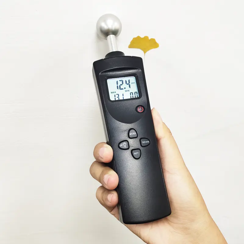 Portable Wood Moisture Analyzer Handheld Digital Industrial Wall Humidity Tester Meter