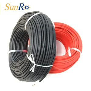 SunRo solar dc cable 4mm 6mm 1500V 1000V solar cable 2x6 mm2 2x4 mm2