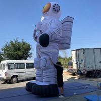 Ballon publicitaire gonflable en forme d'astronaute avec tissu Oxford et installation facile