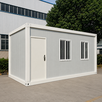 Maison Modulaire Préfabriquée de 20 Pieds, Mini-Maison Portable de Luxe Démontable, Cabine Modulaire, Containerhauser, Maison Conteneur