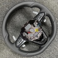 Volant de voiture en cuir véritable de sport adapté à Volkswagen Golf 5 6 7 R MK6 MK7 MK8 Jetta Passat B8 GTI GTR