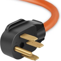 Câble adaptateur NEMA 14/50P vers 6/50R, 1,5 pied, 50A, 250V, 8AWG, pour soudeuse, sèche-linge, usage intensif, câble d'alimentation femelle STW 6/50R