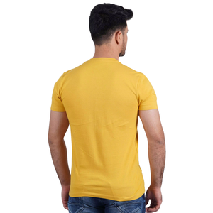 เสื้อยืดคอกลมแขนสั้นสีพื้นสีล้วนใส่ได้ทั้งชายและหญิงเสื้อยืดแบบลำลองออกแบบโลโก้ได้ตามต้องการจากอินเดีย - Product Image 6
