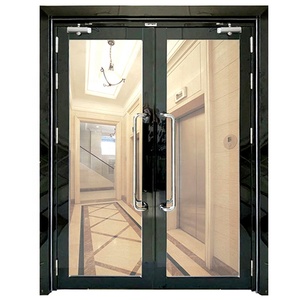 <span class=keywords><strong>Porte</strong></span> de sécurité intérieure ignifuge au design moderne, en acier inoxydable, avec feuillet de <span class=keywords><strong>porte</strong></span> parentale, surface isolée et finie, verre de prévention incendie - Product Image 6