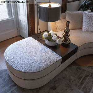Muebles para el hogar <span class=keywords><strong>de</strong></span> <span class=keywords><strong>lujo</strong></span> <span class=keywords><strong>de</strong></span> terciopelo <span class=keywords><strong>de</strong></span> estilo italiano sofá seccional curvo sofás redondos modernos para el hogar <span class=keywords><strong>de</strong></span> <span class=keywords><strong>lujo</strong></span> - Product Image 5