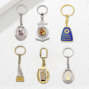 Llavero de metal con diseño personalizado, llavero de fundición a presión, logotipo de efigie chapado en oro, llavero de fe, colección de recuerdo - Product Image 1