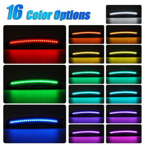 Feux de position latéraux LED RGB pour Chrysler 300 2015-2021, vente en gros ODM, pare-chocs avant et arrière de voiture, clignotants - Product Image 4