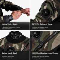 Combinaison de plongée camouflage personnalisable de qualité supérieure, conçue pour la plongée sur glace et les missions en eaux profondes