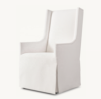 AMMES Design moderne et minimaliste Ensembles de cuisine d'intérieur Hôtel Restaurant Banquet Fauteuil de salle à manger en tissu