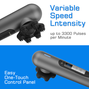 Martillo de Masaje Eléctrico Portátil 6 en 1 con Control Remoto Inalámbrico para Uso en Todo el Cuerpo - Product Image 5