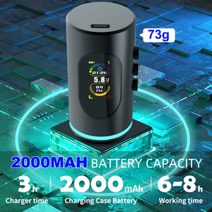 เครื่องสักไร้สายแบบโรตารี่ ขนาด 4.0 มม. พร้อมมอเตอร์ไร้แกน กำลังแรง สำหรับช่างสัก - Product Image 5