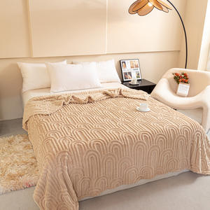 ผ้าแจ็คการ์ดขนแกะเนื้อนุ่มพิมพ์ลายแบบสบายๆผ้าทอหรูหราสำหรับเตียงหรือโซฟาใช้ในฤดูหนาว - Product Image 1