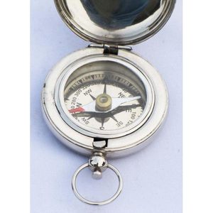 Brújula de Bolsillo Náutica de Latón con Dial Analógico, Herramienta de Navegación Portátil para Senderismo y Actividades al Aire Libre, Llavero - Product Image 2