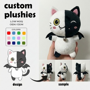 Peluches personnalisées en coton PP, ours en peluche avec logo, porte-clés, jouet à capuche, doublure en maille, brodé, faible MOQ, OEM ODM, peluche animale - Product Image 4