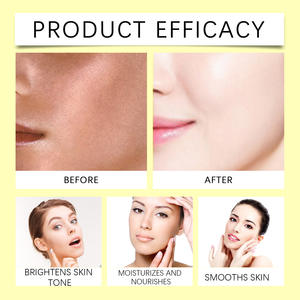 HOYGI Venta caliente tono de piel brillante suave hidratante limpieza Facial hidratante vitamina C brillo almohadillas de algodón - Product Image 5