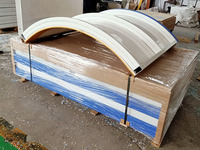 Panneau de protection pour patinoire synthétique en HDPE/PE résistant aux UV pour extérieur – Barrière murale professionnelle pour hockey sur glace, découpe facile pour la patinage