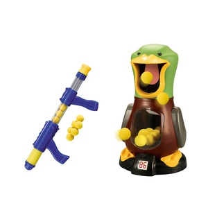 Jeu de tir à cible de <span class=keywords><strong>canard</strong></span> électrique, jouets pour enfants, pistolet à air avec 12 balles en mousse souple - Product Image 1