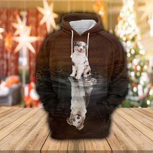 <span class=keywords><strong>Felpa</strong></span> con cappuccio stampa 3d <span class=keywords><strong>felpa</strong></span> con cappuccio all'ingrosso di Fitspi fantastici cani Unisex per uomo donna - Product Image 2