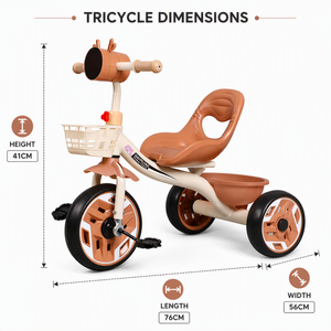 <span class=keywords><strong>Triciclo</strong></span> para niños pequeños con música y luces, <span class=keywords><strong>triciclo</strong></span> infantil en 3 colores, juguete para montar para bebés, OEM personalizado - Product Image 5