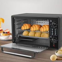 Konka — four à Pizza en acier inoxydable pour cuisson, plaque chaude Portable, cuisine d'extérieur, Mini four à Pizza, de luxe, 22l