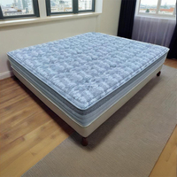 Confort Taille Personnalisée Vente en Gros Tapis de Lit Gel Mousse à Mémoire de Forme Sous Vide Compressé Roll-up Chambre à Coucher Dortoir Matelas Hybride en Latex