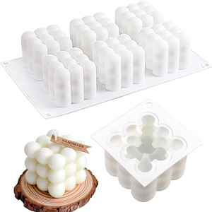Moules de fabrication de bougies à <span class=keywords><strong>bulles</strong></span> 3D Moules à bougies uniques en silicone pour la fabrication de bougies - Product Image 1
