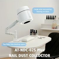 Colector de Polvo para Uñas de 160W con Súper Succión, Máquina Profesional de Manicura, Aspiradora, Equipo y Suministros para Salón de Belleza 2027