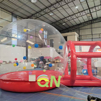 Tente transparente commerciale bon marché pour l'extérieur, maison gonflable de camping à bulles, centre commercial, château gonflable pour enfants