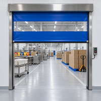 Porte à enroulement rapide en PVC pour zone d'emballage d'usine alimentaire