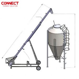 Hen thức ăn lưu trữ hệ thống băng tải nhúng nóng lớp Gà Thịt giống nâng cao Chăn nuôi nhà gà trang trại thức ăn Silo thiết bị để bán - Product Image 5