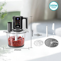 Robot culinaire pour hacher la viande, écraser la glace, préparer des purées de fruits et de pommes de terre, trancher, râper et peler l'ail