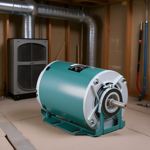 Motor de Ventilador para Horno, 1/4 HP, 1725 RPM, 115V, Accionamiento por Correa, Diámetro del Eje de 0.39 Pulgadas, Sistemas HVAC Domésticos - Product Image 2