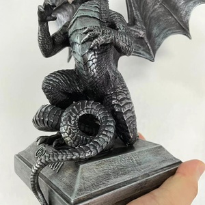 Sculpture de statue de <span class=keywords><strong>dragon</strong></span> occidental en résine de feng shui, <span class=keywords><strong>figurine</strong></span> de donjons <span class=keywords><strong>et</strong></span> dragons, design 3d - Product Image 5