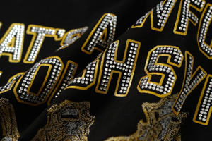 T-shirt 100% Cotone con Scritta AWFUL LOT of COUGH SYRUP Maglietta di Alta Qualità Oversize a Maniche Corte da Uomo - Product Image 5