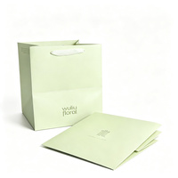 Sac fourre-tout en carton blanc imprimé sur mesure avec poignée, commande en petite quantité pour bijoux, cosmétiques, vêtements, emballage de magasin