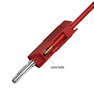 JZDZ J.10032 Chất Lượng Cao PA cách điện vỏ bọc tinh khiết đồng hàn-miễn phí 4mm banana cắm - Product Image 5