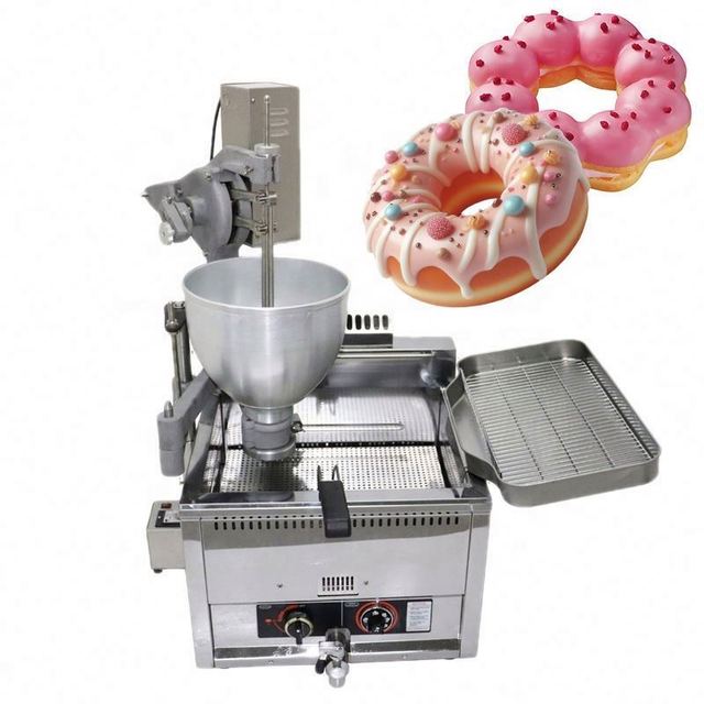 Commercial Electric Donut Making Frying Machine Agricultural & Food Processing Machinery Large Capacity High Productivity