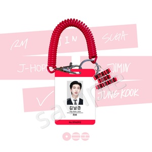 Llavero con Foto de Ídolo Personalizado, Colgante Acrílico con Cordón en Espiral para Decoración de Bolsos para Fans del K-pop - Product Image 5