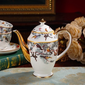 Equator Jungle Series 15pcs Ceramic Kitchen Drinkware Bone China Coffee <b>Tea</b> Cup <b>Set</b> Vintage Industrial Design Boxed Porcelain - Product Image 2