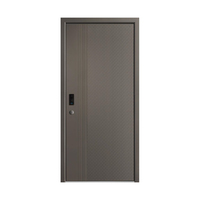 Porte d'entrée en acier moderne, manuelle, à battant, antivol, pour appartement ou villa