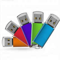 Cadeaux promotionnels populaires prix bon marché clés USB en métal pleine capacité 2 4 8 16 32 64 Go clé USB