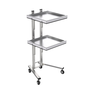Modern Foldable Stainless Steel Barber Shop Tool Cabinet Beauty Salon <strong>Cart</strong> with 4 Wheels - Product Image 3