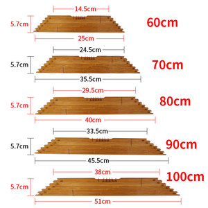 Tabla de bambú carbonizado para enrollar cañas de pescar, 60cm, 70cm, 80cm, 90cm, 100cm, accesorios de pesca para herramientas de pesca - Product Image 1