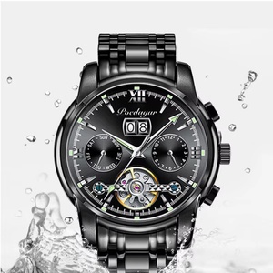 Montres pour hommes POEDAGAR, mode, marque haut de gamme, luxe, automatiques, mécaniques, décontractées, étanches, Relogio Masculino - Product Image 2