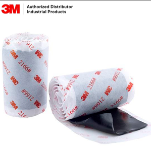 เทปปิดรอยต่อกันน้ำ 3M Scotch 2166 สีดำ ชนิดมีกาวในตัว ผลิตจากยางบิวทิล PVC สำหรับงานฉนวนไฟฟ้า - Product Image 1