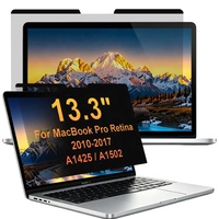 Pelindung Layar Magnetik 2 Arah Anti Refleksi Anti Gores untuk MacBook Pro Retina 13.3" Laptop