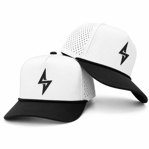 Golf Cap Five Panel Custom Silicone High Quality Low MOQ Custom Logo Curved Brim Hook Loop Breathable Durable Men - Product Image 1