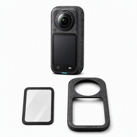 Protector de Pantalla de Vidrio Templado Grado AAA para Insta360 X6, Kit Antipolvo HD Oleofóbico, Película Protectora de Lente para Insta 360 X6